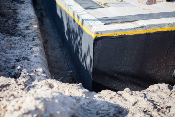 Residential Wet Basement Repair installation at a Heltonville, IN home by SJ Waterproofing Pros